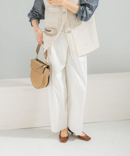 URBAN RESEARCH ROSSO WOMEN（アーバンリサーチ　ロッソ）の「ラップデザインパンツ（その他パンツ・レディース・ホワイト/ネイビー・36/38）」の5枚目の写真