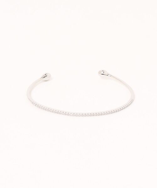 Three Four Time(スリーフォータイム)の「キュービックラインバングル(バングル/リストバンド・レディース・シルバー/ゴールド・FREE)」の1枚目の写真