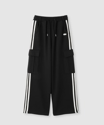 RICH MIX（リッチミックス）の「RICHMIX サイドライン ロゴプレート カット カーゴパンツ（カーゴパンツ）」