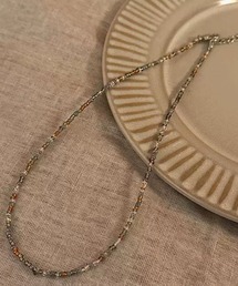 Rennet（レネット）の「小粒 ビーズ ショート ネックレス（ネックレス）」