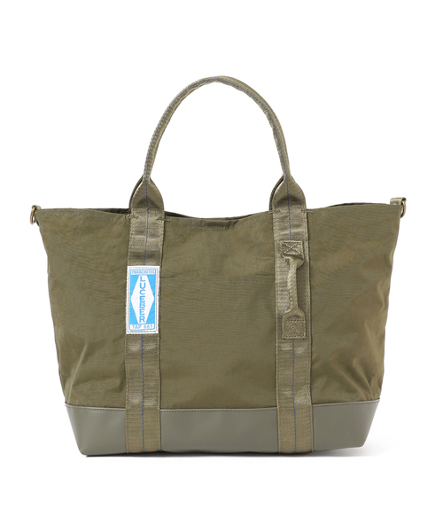 JOURNAL STANDARD（ジャーナルスタンダード）の「《追加3》別注【LUCEBER/ルースバー】militaryショルダーBAG（トートバッグ・レディース・ベージュ/カーキ・FREE）」の9枚目の写真