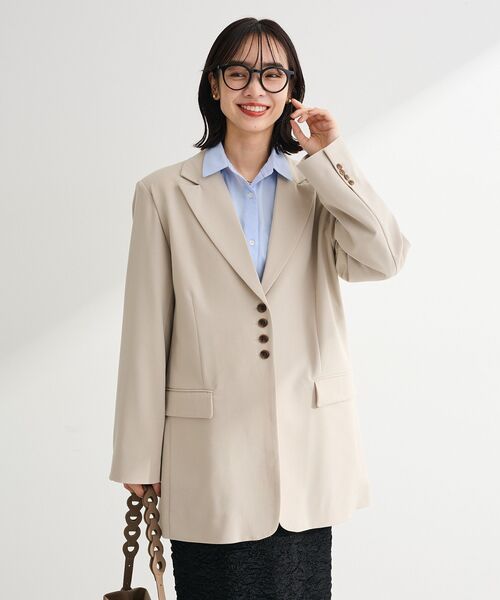 Green　Parks（グリーンパークス）の「イージーケア抜け衿シャツ（シャツ/ブラウス・レディース・サックスブルー/ピンク系その他/ブルー系その他6/イエロー系その他2/オフホワイト/グリーン系その他3/パープル・FREE）」の13枚目の写真