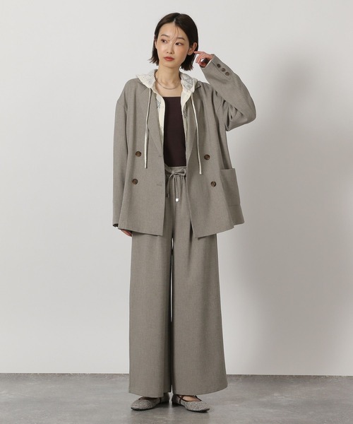 LAKOLE（ラコレ）の「リネンタッチイージーパンツ / 654322（その他パンツ・レディース・スミクロ/ライトベージュ/ライトブラウン・FREE）」の10枚目の写真