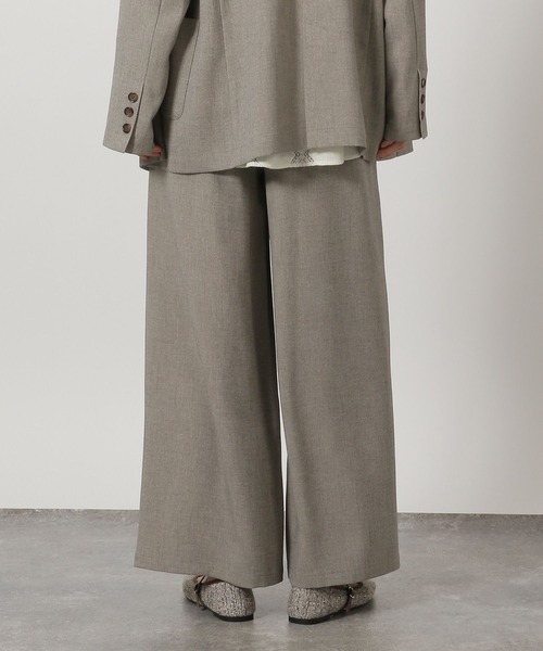 LAKOLE（ラコレ）の「リネンタッチイージーパンツ / 654322（その他パンツ・レディース・スミクロ/ライトベージュ/ライトブラウン・FREE）」の15枚目の写真