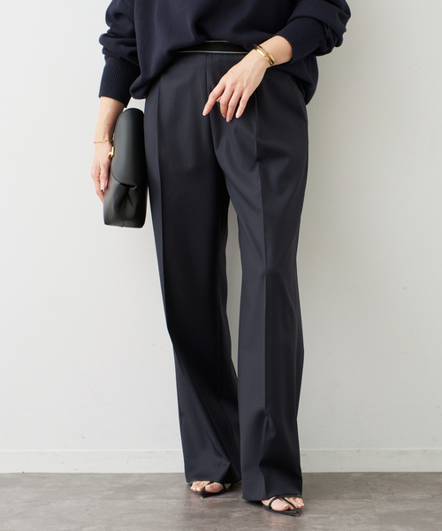 Deuxieme Classe(ドゥーズィエムクラス)の「*Elastic Waist パンツ(その他パンツ・レディース・ブラック/ネイビー・38/36/34)」の2枚目の写真
