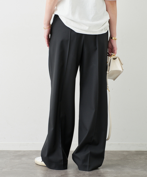 Deuxieme Classe(ドゥーズィエムクラス)の「*Elastic Waist パンツ(その他パンツ・レディース・ブラック/ネイビー・38/36/34)」の6枚目の写真