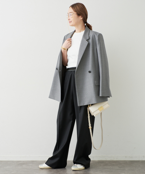 Deuxieme Classe(ドゥーズィエムクラス)の「*Elastic Waist パンツ(その他パンツ・レディース・ブラック/ネイビー・38/36/34)」の7枚目の写真