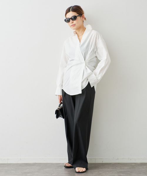 Deuxieme Classe(ドゥーズィエムクラス)の「*Elastic Waist パンツ(その他パンツ・レディース・ブラック/ネイビー・38/36/34)」の10枚目の写真