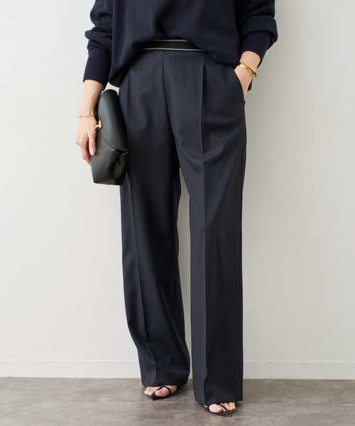 Deuxieme Classe(ドゥーズィエムクラス)の「*Elastic Waist パンツ(その他パンツ・レディース・ブラック/ネイビー・38/36/34)」の13枚目の写真