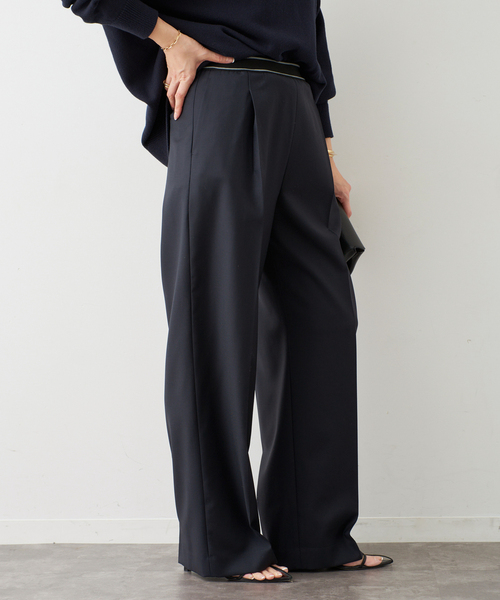 Deuxieme Classe(ドゥーズィエムクラス)の「*Elastic Waist パンツ(その他パンツ・レディース・ブラック/ネイビー・38/36/34)」の15枚目の写真