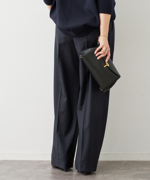 Deuxieme Classe(ドゥーズィエムクラス)の「*Elastic Waist パンツ(その他パンツ・レディース・ブラック/ネイビー・38/36/34)」の16枚目の写真