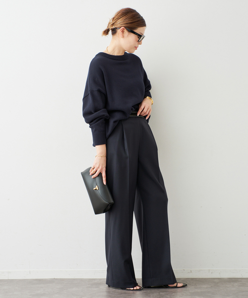 Deuxieme Classe(ドゥーズィエムクラス)の「*Elastic Waist パンツ(その他パンツ・レディース・ブラック/ネイビー・38/36/34)」の17枚目の写真