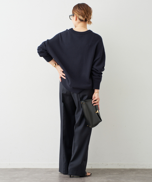 Deuxieme Classe(ドゥーズィエムクラス)の「*Elastic Waist パンツ(その他パンツ・レディース・ブラック/ネイビー・38/36/34)」の19枚目の写真