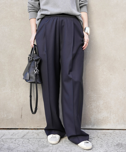Deuxieme Classe(ドゥーズィエムクラス)の「*Elastic Waist パンツ(その他パンツ・レディース・ブラック/ネイビー・38/36/34)」の21枚目の写真