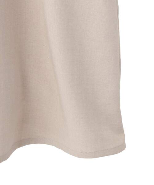 YECCA VECCA（イェッカヴェッカ）の「ノーカラーラペルロングコート（ノーカラーコート・レディース・グレイッシュベージュ/サックスブルー/ネイビー・FREE）」の13枚目の写真