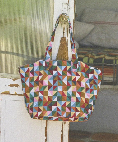 Erwan L(アルワンエル)の「Erwan L(アルワンエル) / シェルジップトートバッグ Shell zip tote EL-25002 フランス製(トートバッグ・レディース・ライトグレー/ブラック×ホワイト/ネイビー×ホワイト/ブラックミックス/マルチ/ライトブルー/レオパード・FREE)」の1枚目の写真