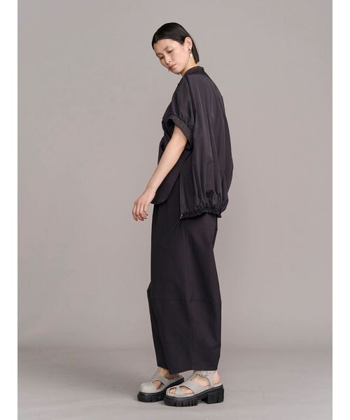 WAVE DRAWSTRING TOP / ウェーブドローストリングトップ（シャツ