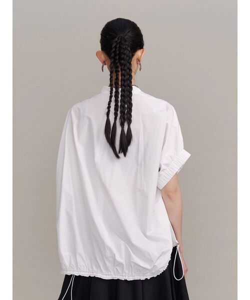 WAVE DRAWSTRING TOP / ウェーブドローストリングトップ（シャツ