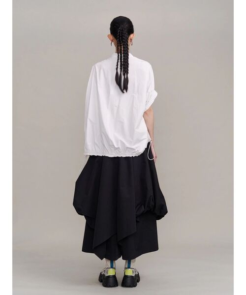 UN3D.（アンスリード）の「WAVE DRAWSTRING TOP / ウェーブドローストリングトップ（シャツ/ブラウス・レディース・ブラック/ベージュ/ネイビー/ホワイト・FREE）」の15枚目の写真