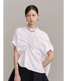 UN3D. | WAVE DRAWSTRING TOP / ウェーブドローストリングトップ(シャツ/ブラウス)