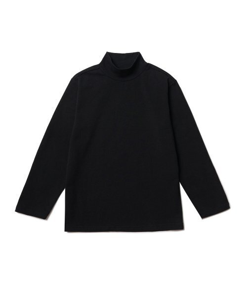 MUSINSA STANDARD KIDS（ムシンサスタンダードキッズ）の「ベーシックタートルネック長袖Tシャツ[ブラック]（Tシャツ/カットソー・レディース・その他・130/100/110/120/150/160）」の6枚目の写真