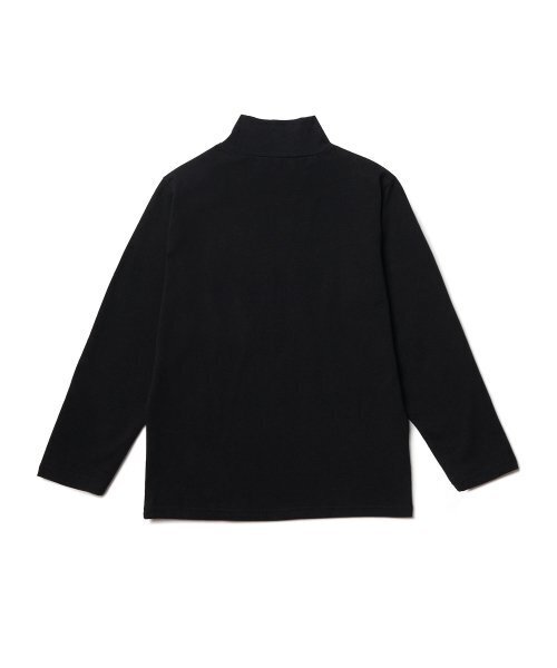 MUSINSA STANDARD KIDS（ムシンサスタンダードキッズ）の「ベーシックタートルネック長袖Tシャツ[ブラック]（Tシャツ/カットソー・レディース・その他・130/100/110/120/150/160）」の5枚目の写真