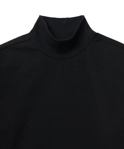 MUSINSA STANDARD KIDS（ムシンサスタンダードキッズ）の「ベーシックタートルネック長袖Tシャツ[ブラック]（Tシャツ/カットソー・レディース・その他・130/100/110/120/150/160）」の4枚目の写真