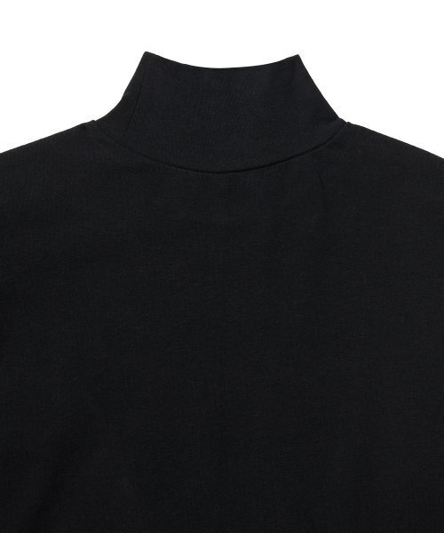 MUSINSA STANDARD KIDS（ムシンサスタンダードキッズ）の「ベーシックタートルネック長袖Tシャツ[ブラック]（Tシャツ/カットソー・レディース・その他・130/100/110/120/150/160）」の3枚目の写真