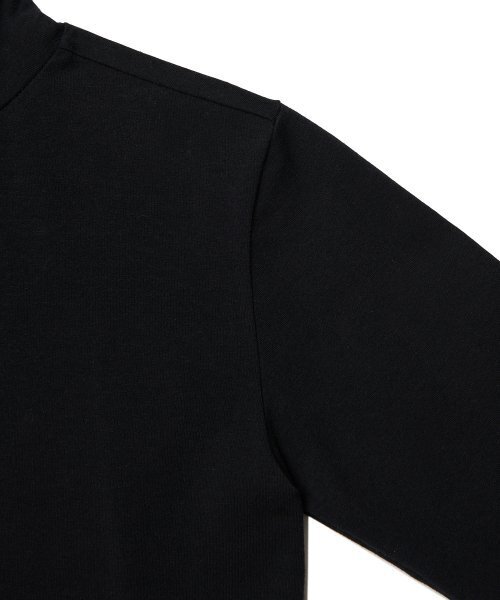 MUSINSA STANDARD KIDS（ムシンサスタンダードキッズ）の「ベーシックタートルネック長袖Tシャツ[ブラック]（Tシャツ/カットソー・レディース・その他・130/100/110/120/150/160）」の2枚目の写真