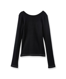 【beautiful people】Miller double－front long T－shirt