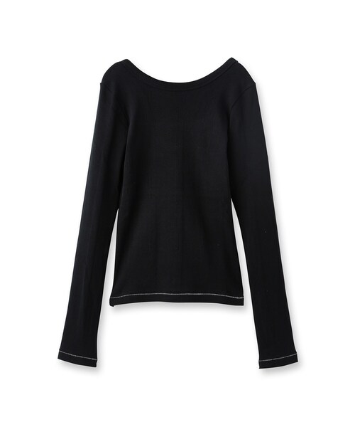 GALLEST(ギャレスト)の「【beautiful people】Miller double-front long T-shirt(Tシャツ/カットソー・レディース・ブラウン系その他3/ライトイエロー系3/ブラック/グリーン系その他4・38)」の1枚目の写真