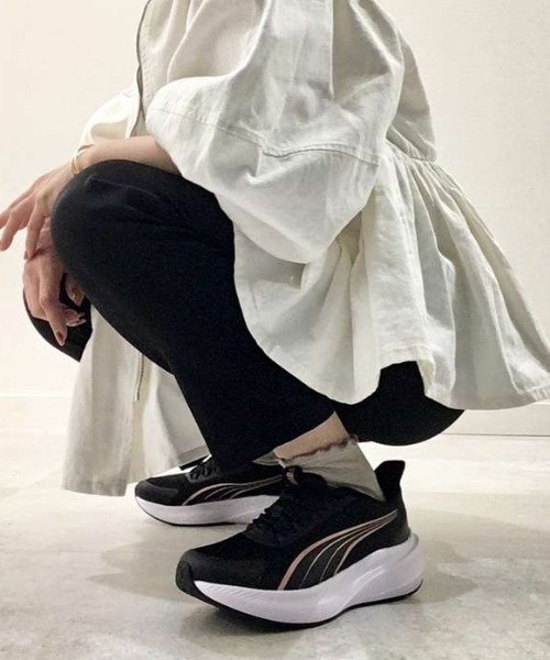 PUMA(プーマ)の「PUMA プーマ 【ハンズフリー】DASHER LITE EASE IN レディーススニーカー(ダッシャーライトイーズイン) 312963(スニーカー・レディース・ピンク/ブラック/ブラック×ブラック・22.5cm/23.0cm/23.5cm/24.0cm/24.5cm/25.0cm/25.5cm)」の8枚目の写真