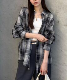 ◆シアーチェックシャツ