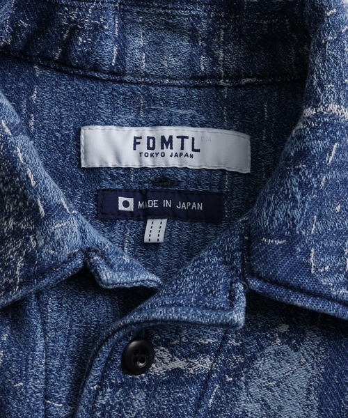 FDMTL（ファンダメンタル）の「FDMTL/ファンダメンタル/BORO JACQUARD SHIRT JACKET 3YR WASH（その他アウター・メンズ・インディゴブルー・4/3/2）」の3枚目の写真