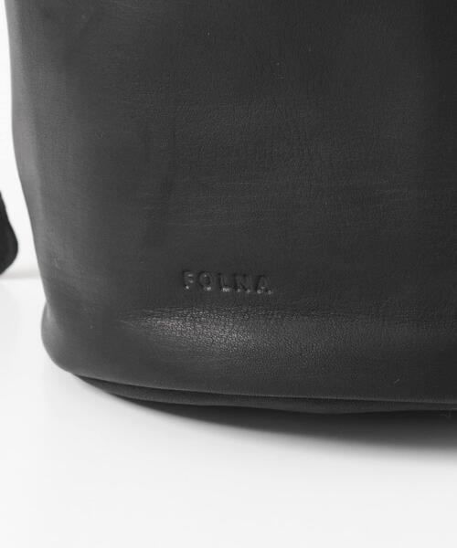 URBAN RESEARCH DOORS(アーバンリサーチドアーズ)の「Folna ソフトレザー2WAY巾着ショルダー(ショルダーバッグ・レディース・ブラック・ONE)」の8枚目の写真