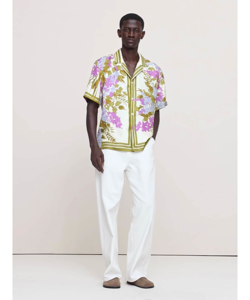 Banana Republic(バナナリパブリック)の「スタンダードフィット シルク リゾート シャツ(シャツ/ブラウス・メンズ・ラベンダー/バーガンディー・XL/M/S/L)」の12枚目の写真