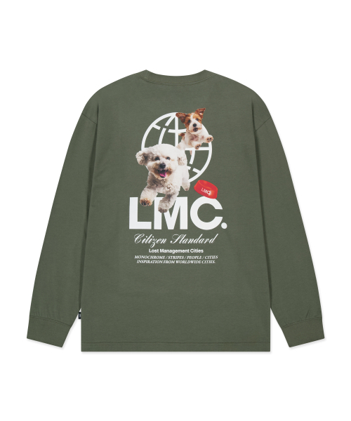 LMCの「FLYING PUPPY LONG SLV TEE khaki(Tシャツ/カットソー・レディース・その他・LARGE/X-LARGE/SMALL/MEDIUM)」の1枚目の写真