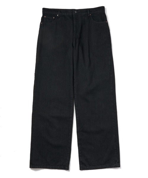 Noen(ノエン)の「オールドフェードワイドジーンズ(デニムパンツ・メンズ・インディゴブルー/ブラック・LARGE/MEDIUM/SMALL)」の3枚目の写真