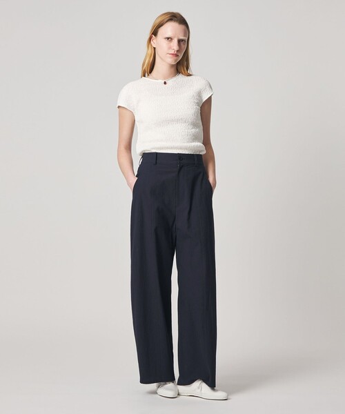 Steven Alan（スティーブンアラン）の「＜Steven Alan＞コットン ワイド パンツ（その他パンツ・レディース・ネイビー/ダークブラウン・S/M）」の11枚目の写真