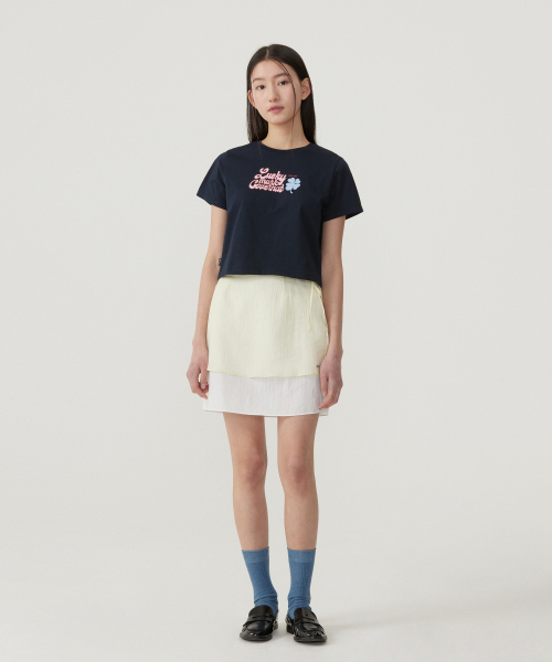 COVERNAT WOMAN(カバーナットウーマン)の「ウーマンラッキーマークTシャツネイビー(Tシャツ/カットソー・レディース・その他・WS/WM)」の3枚目の写真