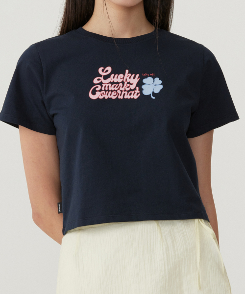 COVERNAT WOMAN(カバーナットウーマン)の「ウーマンラッキーマークTシャツネイビー(Tシャツ/カットソー・レディース・その他・WS/WM)」の6枚目の写真