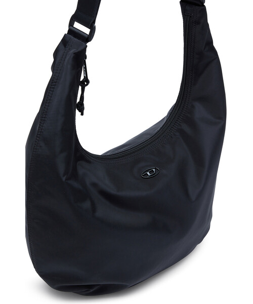 DIESEL(ディーゼル)の「メンズ ブラック ホーボーバッグ D-PACK HOBO X(ショルダーバッグ・メンズ・ブラック・FREE)」の5枚目の写真