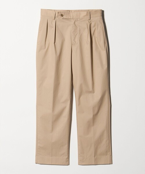 UNITED ARROWS(ユナイテッドアローズ)の「スムース タイプライター 2プリーツ リラックス トラウザース(スラックス・メンズ・ベージュ/ブラック/ダークブラウン・M/S/XL/L)」の8枚目の写真