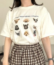 ワンちゃんいっぱい半袖Tシャツ