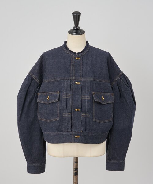 LIVETART(リヴェタート)の「変形Gジャン《15 quinze》(ベスト・レディース・インディゴブルー・FREE)」の11枚目の写真