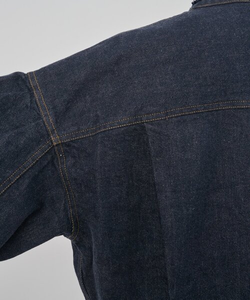 LIVETART(リヴェタート)の「変形Gジャン《15 quinze》(ベスト・レディース・インディゴブルー・FREE)」の16枚目の写真