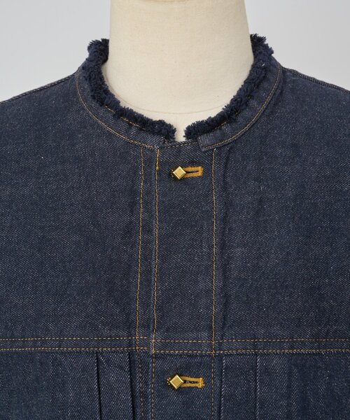 LIVETART(リヴェタート)の「変形Gジャン《15 quinze》(ベスト・レディース・インディゴブルー・FREE)」の17枚目の写真