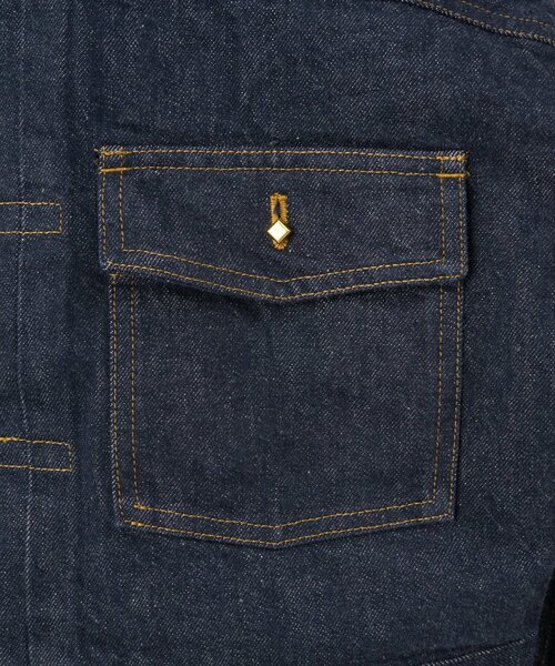 LIVETART(リヴェタート)の「変形Gジャン《15 quinze》(ベスト・レディース・インディゴブルー・FREE)」の19枚目の写真