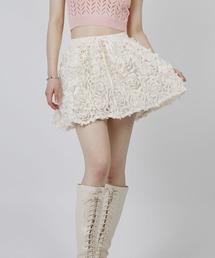 HOOK for girls　立体ローズミニスカート