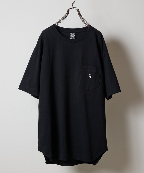 NUMBER (N)INE(ナンバーナイン)の「PREMIUM COTTON CURVED HEM POCKET T-SHIRT / プレミアム コットン カーブド ヘム ワンポイント ロゴ刺繍 クルーネック ポケット Tシャツ(Tシャツ/カットソー・メンズ・グレー/オリーブ/ブラック/ホワイト・4/3/2)」の11枚目の写真